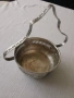 Винтидж Арт Деко посребрена кошничка за ядки , снимка 5