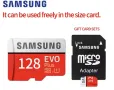 SD memory памет карта Samsung 128gb плюс SD адаптер, снимка 7