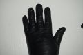 Черни Дамски Ръкавици От Естествена Кожа Размер S, снимка 3