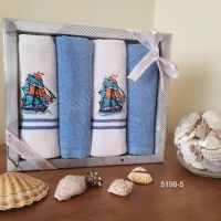 Подаръчни комплекти памучни кърпи за дома, снимка 2 - Хавлиени кърпи - 45606036