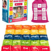 Sight Words Games Образователна игра с английски думи, торбички  за хвърляне за деца 4+ г., снимка 4 - Образователни игри - 45511168