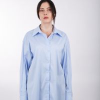 Дамска Риза Classic - Светло Синя, снимка 1 - Ризи - 45200646