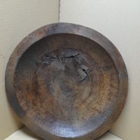 Голяма Стара Дървена Купа От Орех., снимка 5 - Антикварни и старинни предмети - 45545157