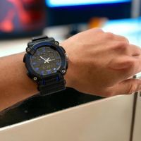 Часовник Casio G-Shock син черен реплика, снимка 1 - Мъжки - 46136840