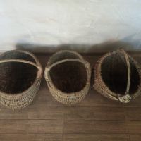 Плетени кошници -3 броя., снимка 5 - Антикварни и старинни предмети - 45681357