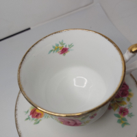 Чаша за чай/кафе от английски костен порцелан, снимка 3 - Чаши - 45031138