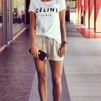 Celine дамска тениска , снимка 1 - Тениски - 45098519