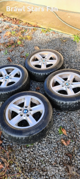 Джанти с гуми 5х120 БМВ 16 цола, снимка 1