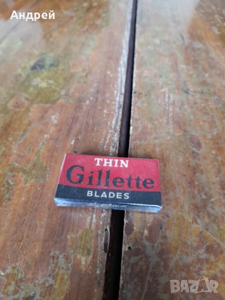 Стари ножчета за бръснене Gillette Thin #2, снимка 1