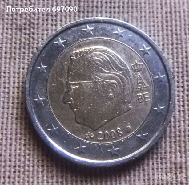 Белгия - 2 евро 2008, снимка 1
