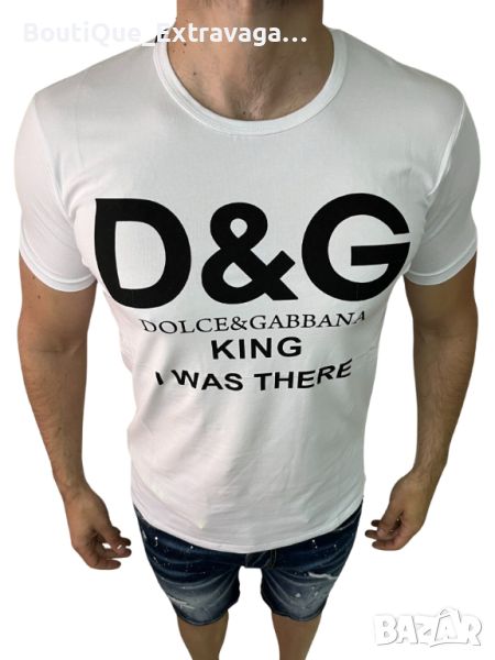 Мъжка тениска Dolce & Gabbana the King !!!, снимка 1