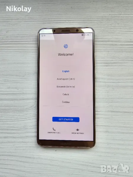 Huawei Mate 10 Pro Заключен с google акаунт, снимка 1