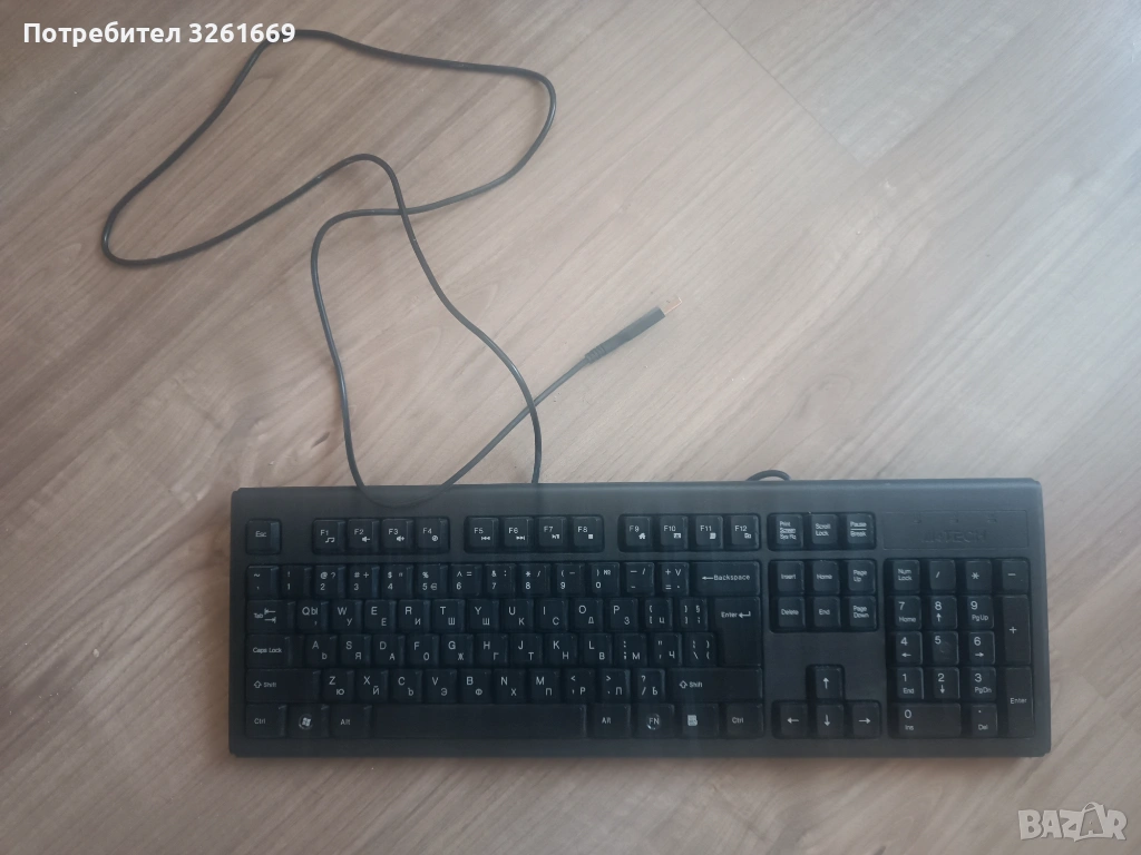 Клавиатура A4TECH KM-720, USB, Black, снимка 1