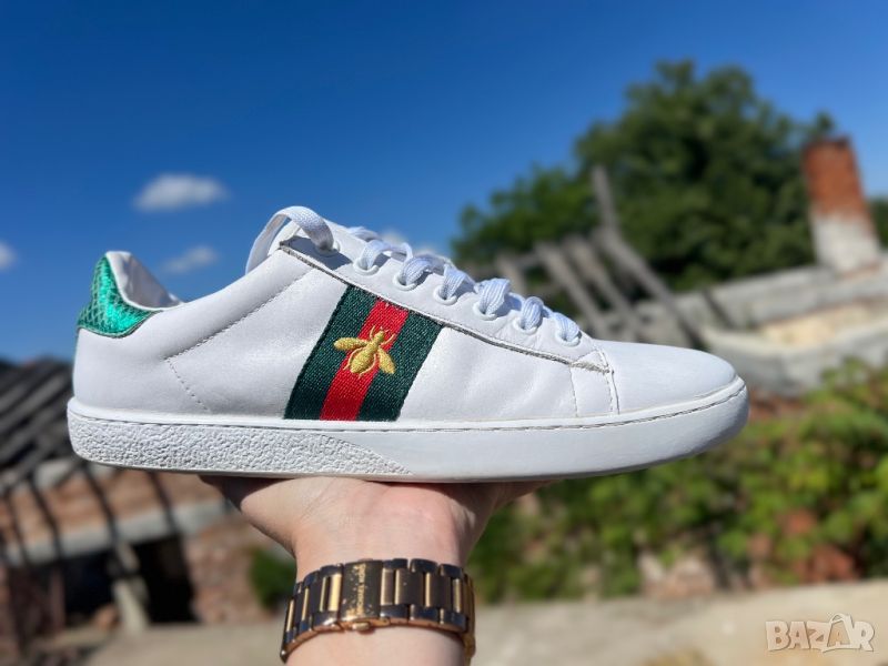Gucci Ace Embroidered Bee — номер 44, снимка 1