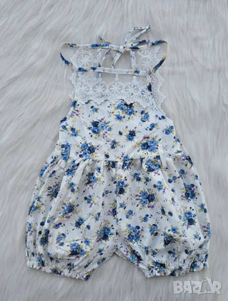 Детски летен гащеризон 12 месеца НОВ, снимка 1