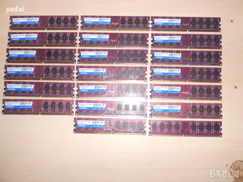697.Ram DDR2 800 MHz,PC2-6400,2Gb.ADATA. НОВ. Кит 20 Броя, снимка 1