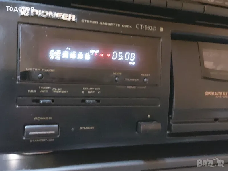 Pioneer CT-S320 двуглав касетъчен дек, снимка 1