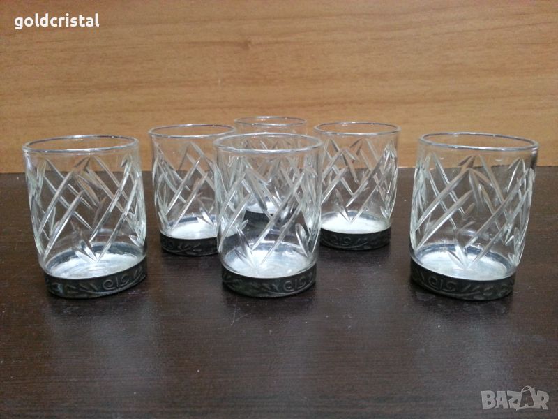 Руски кристални чаши чашки , снимка 1