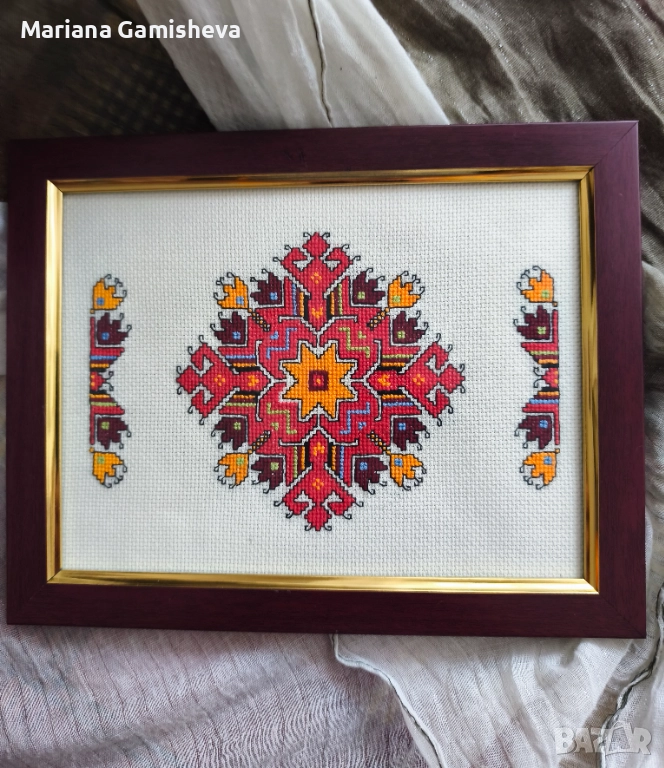Картина с българска шевица, снимка 1