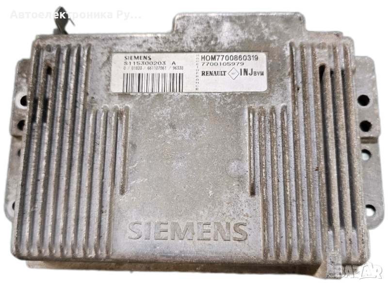 компютър RENAULT MEGANE SCENIC 1.6 SIEMENS, S115300203A, S115300203 A, 115300203, HOM7700860319, снимка 1