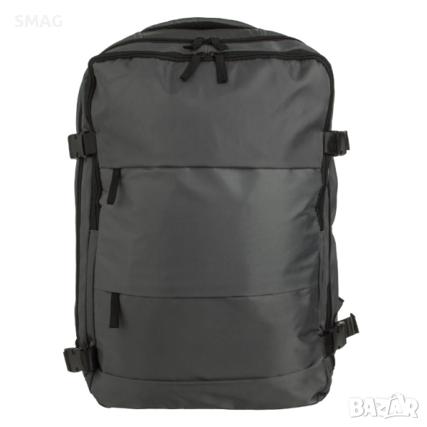 Водоустойчива раница за пътуване 30x15x45 см, сива_1246501, снимка 1