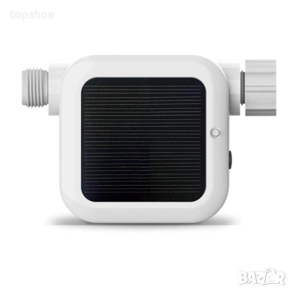 Нов Netro Pixie 1 Smart Hose с таймер за вода с WiFi, приложение соларен, отчитащ времето, бял..., снимка 1