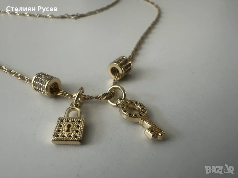  6.58 гр дамско златно колие / синджир / ланец / злато / златен / GOLD 585 / 14 карата с ключ , снимка 1