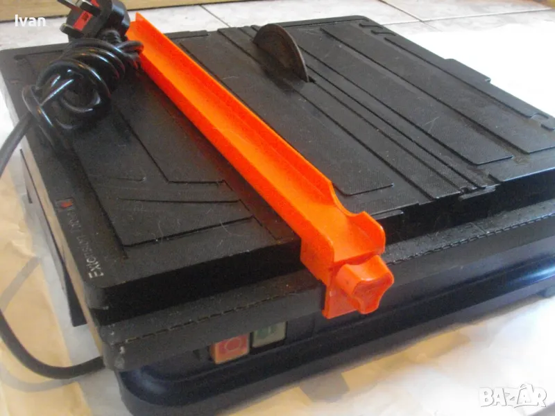 Портативна електрическа машина мокро сухо рязане на ПЛОЧИ ПЛОЧКИ до 25 мм ВСЯКАКВИ с вградена вана, снимка 1