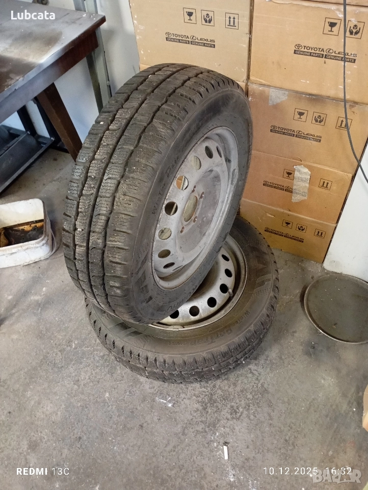 Зимни гуми с джанти за Виваро 195/65/16С, снимка 1
