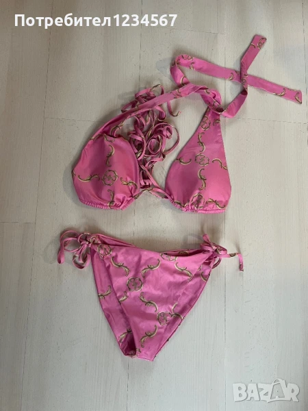 Alessa розов бански, нов, М рр, комплект, снимка 1