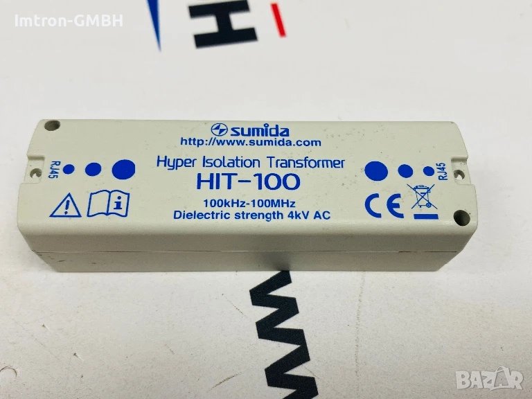Трансформатор Sumida HIT-100, 100kHz-100MHz HYPER ISOLATION TRANFORMER, снимка 1