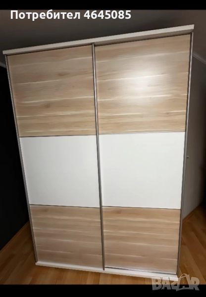 Продавам гардероб 2200×1600×600, снимка 1