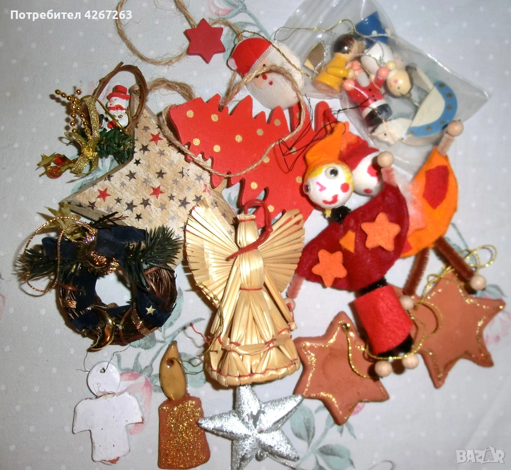 Лот винтидж коледни украшения, снимка 1
