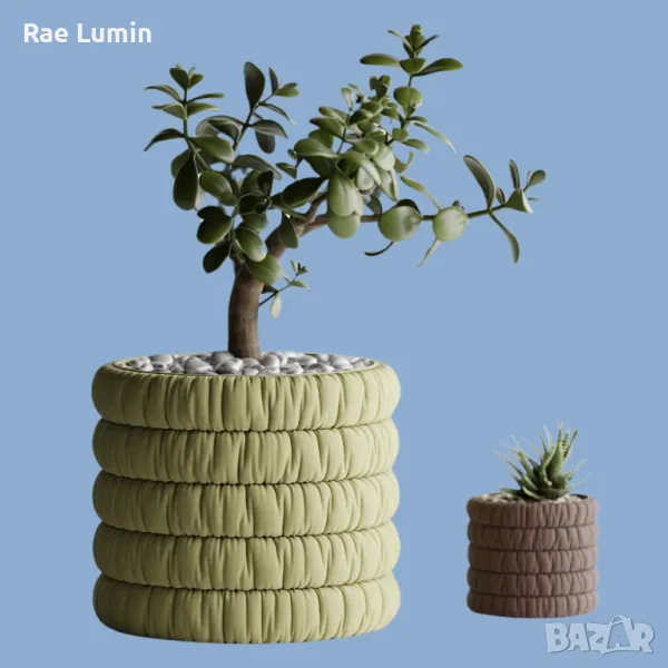 Кашпа с мека текстура, снимка 1