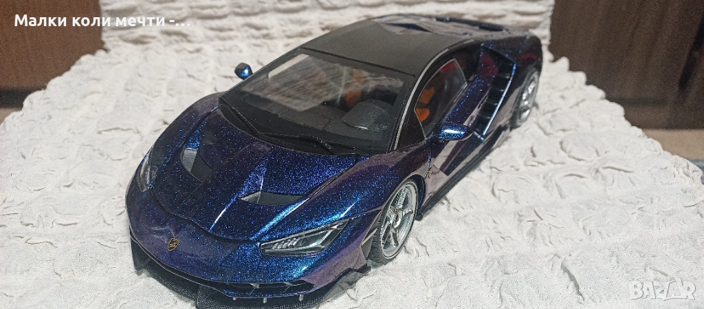 Метална количка Lamborghini Centenario - 2016 г.  Мащаб 1:18 , чисто нова , снимка 1