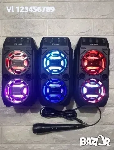 Караоке тонколона KTS-1062,МП3, SD карта, флашка, блутут, снимка 1