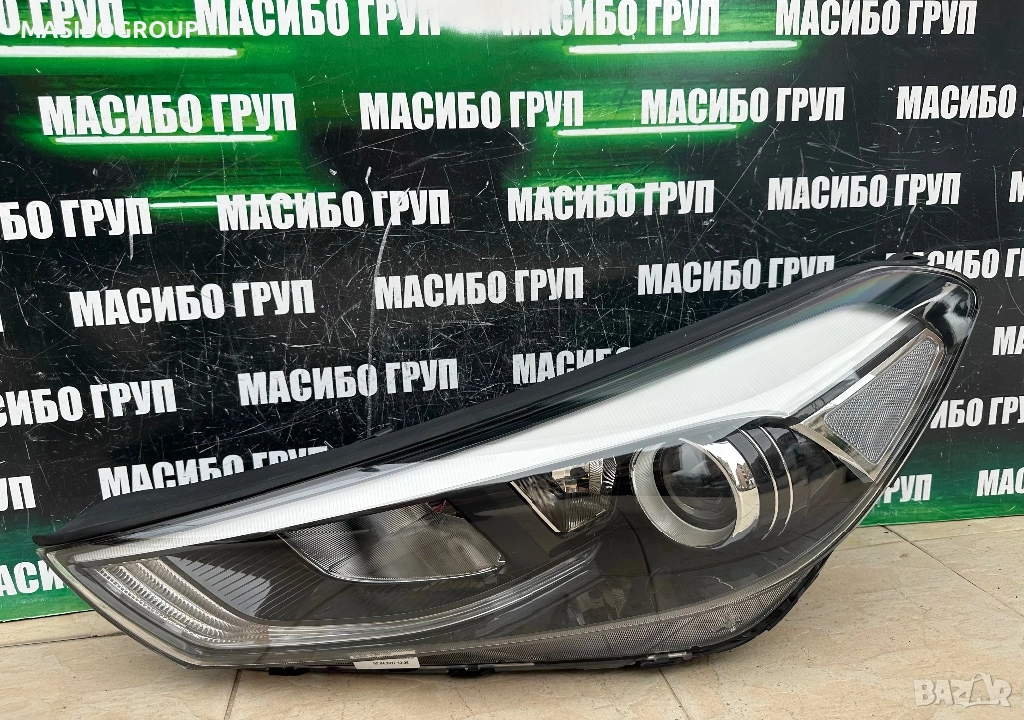 Фар ляв фарове нексенон H7+Led за Хюндай Туксон Hyundai Tucson, снимка 1