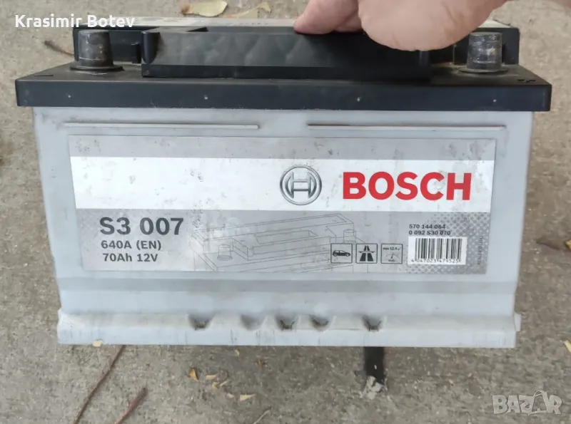 Акумулатор Bosch S3 007, снимка 1