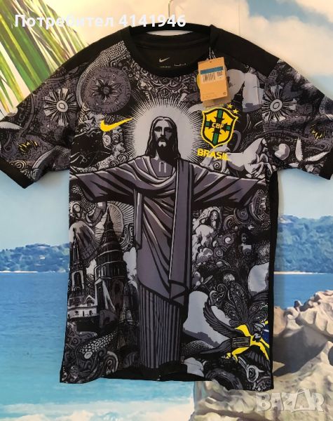 Football jersey brazil special edition "Jesus,,, снимка 1