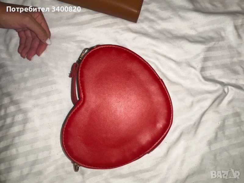 Дамска чанта сърце, снимка 1