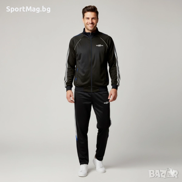 ЕСЕНЕН мъжки анцуг AIR черен синьо, снимка 1
