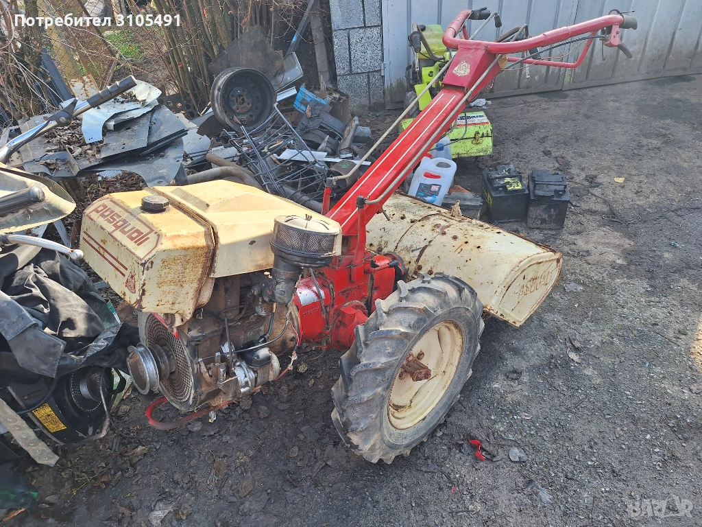 Мотоблок Pasquali ACME 15к.с.  фреза голям Italy, снимка 1