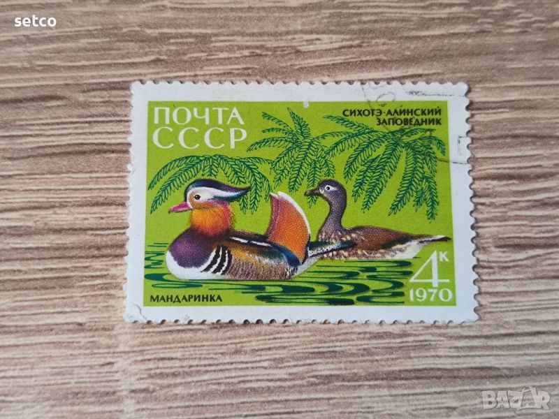 СССР Фауна животни в резервата 1970 г., снимка 1