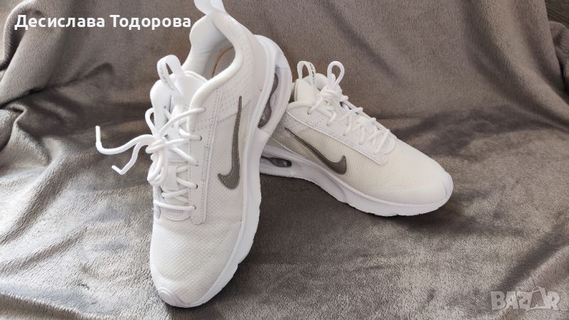 Маратонки Nike Air Max INTRLK LITE с еко кожа, Бял, Сребрист, 6.5 - №37.5, снимка 1