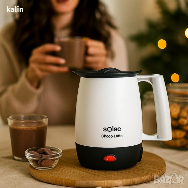 Уред за затопляне на мляко и правене на горещ шоколад Solac Choco-Latte, снимка 1
