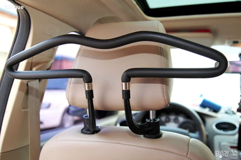 Закачалка за дрехи за приложение върху автомобилна седалка - Coat Hanger TV26, снимка 1