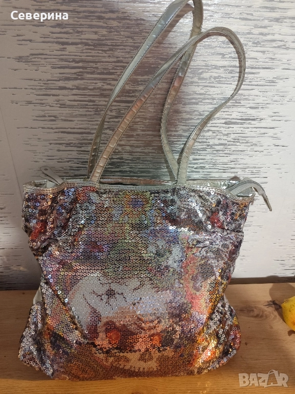 Голяма Ефектна дамска чанта, снимка 1