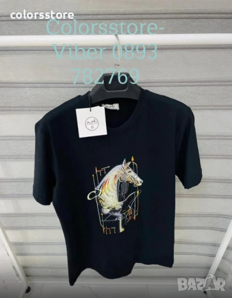 Мъжка Черна тениска Hermes/IM270s, снимка 1