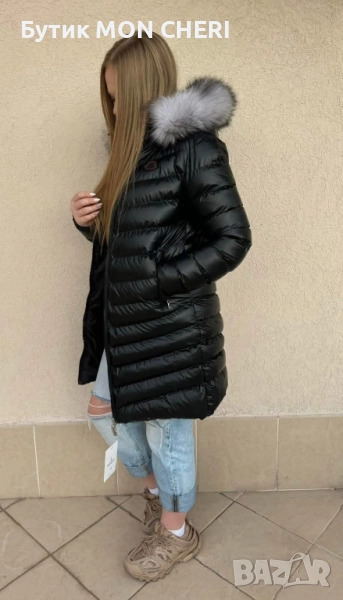 Дамско дълго зимно яке Moncler, снимка 1