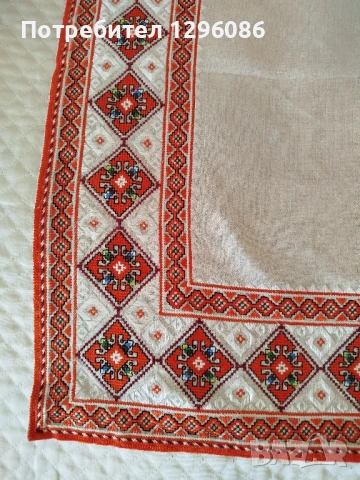 Шито каре 60см/60см, снимка 3 - Декорация за дома - 50652893